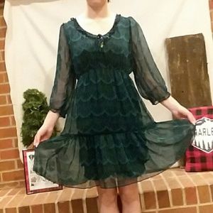 Ultra Pink Teal Dress